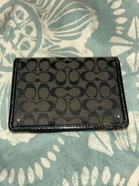 Vintage Coach Black Wallet